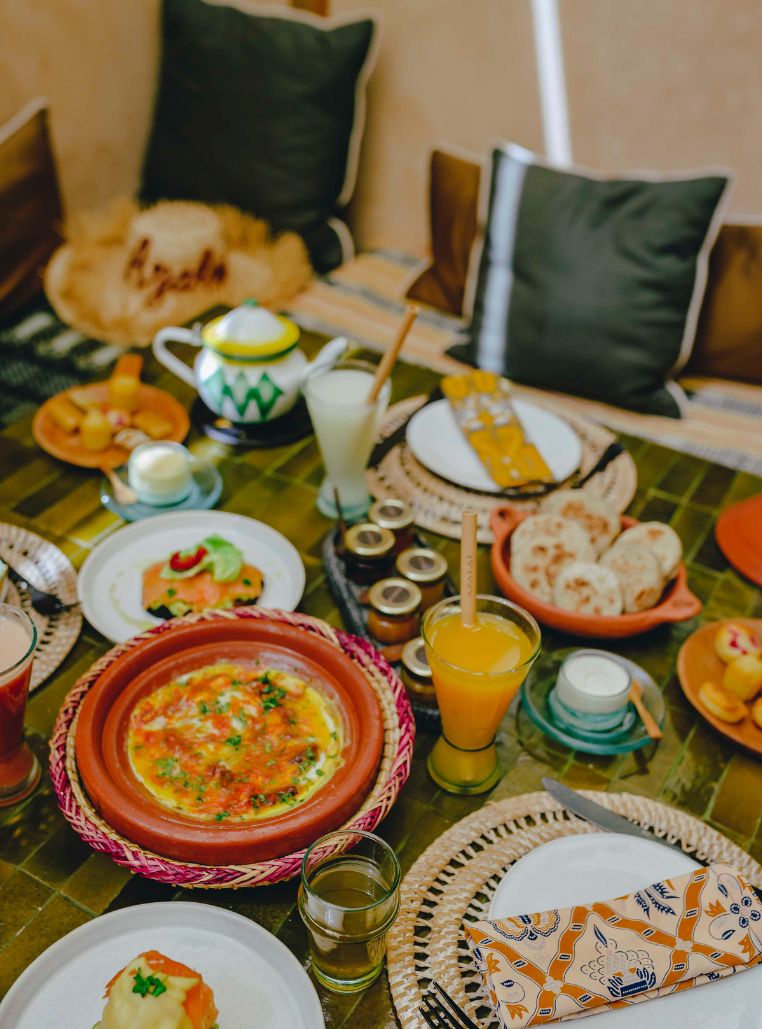 Traiteur Marrakech Azalai -Brunch petit déjeuner Weekend